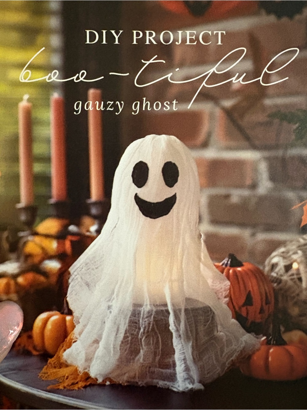 DIY Ghost Halloween Décor
